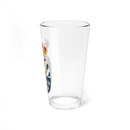 Drottning Louise vapen (Sweden) (Coat of Arms) Pint Glass 16oz - Go Mug Yourself
