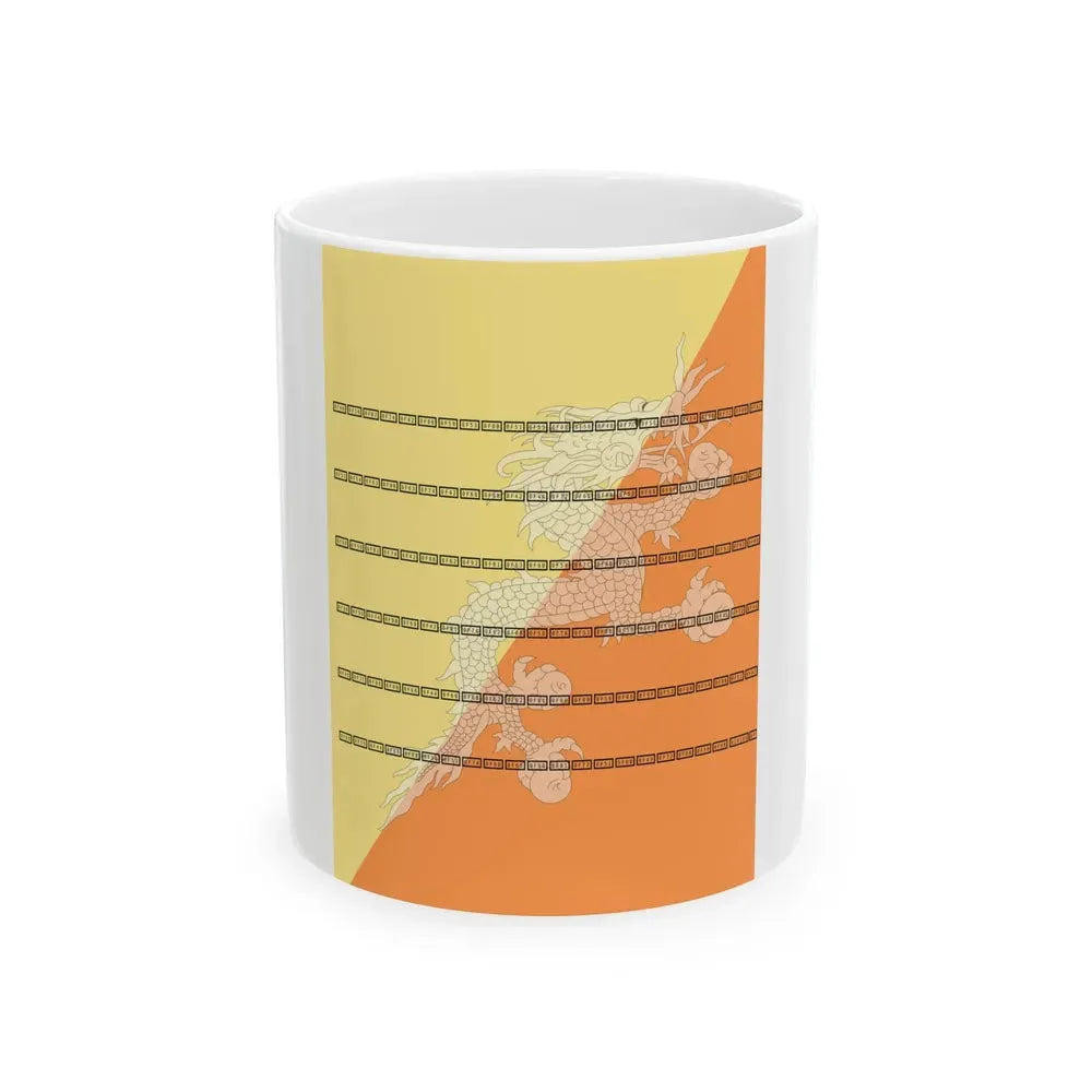 Druk Tsenden (Bhutan) White Coffee Mug 11oz - Go Mug Yourself
