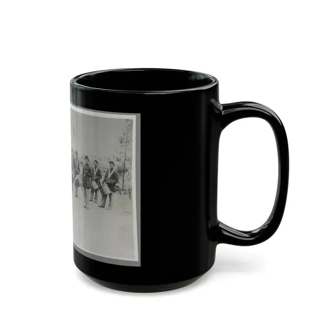 Drum Corps 30th Pa. Infantry (U.S. Civil War) Black Coffee Mug - Go Mug Yourself