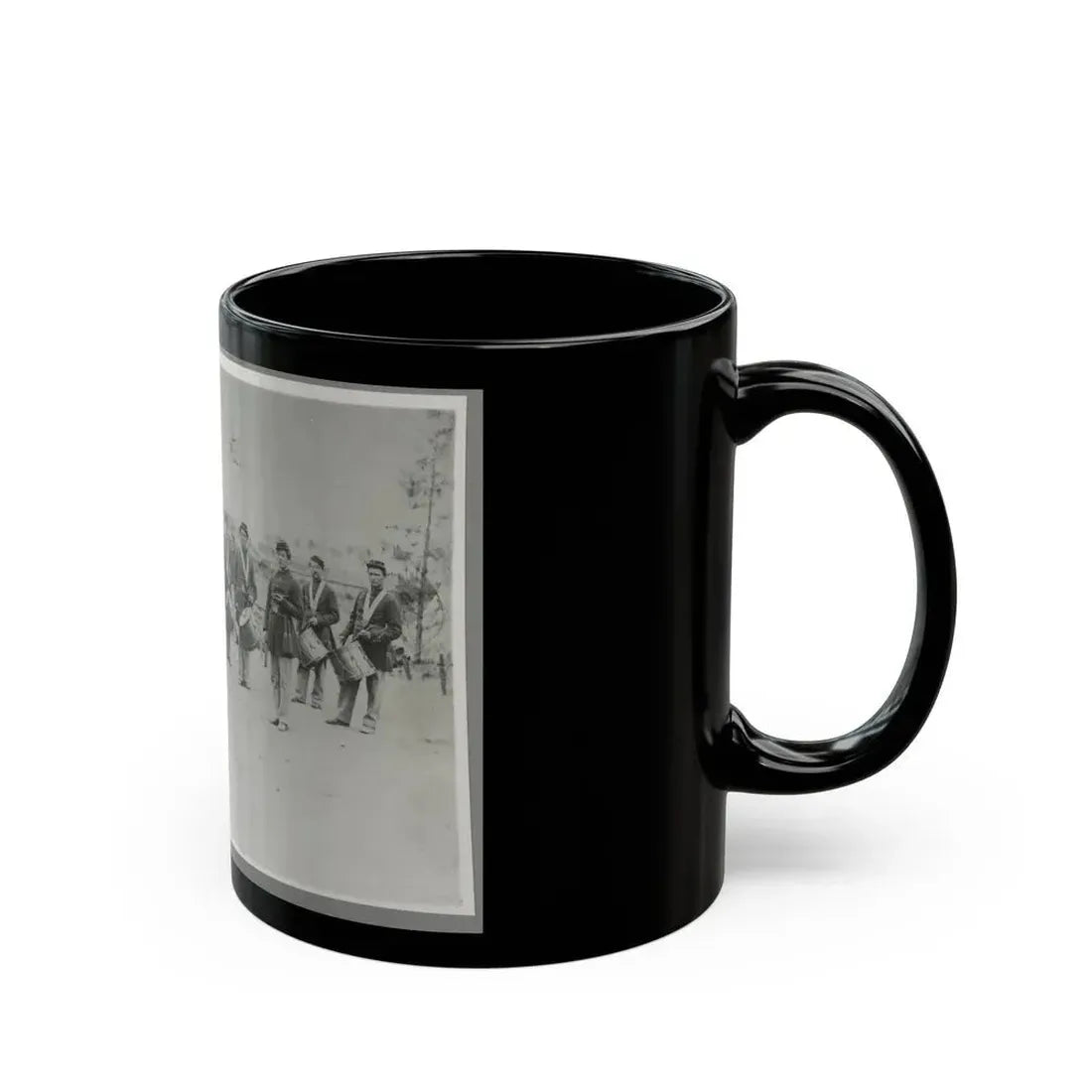 Drum Corps 30th Pa. Infantry (U.S. Civil War) Black Coffee Mug - Go Mug Yourself