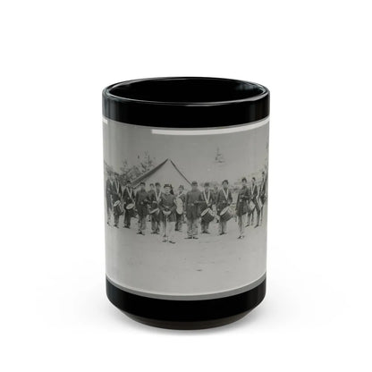 Drum Corps 30th Pa. Infantry (U.S. Civil War) Black Coffee Mug-15oz-Go Mug Yourself