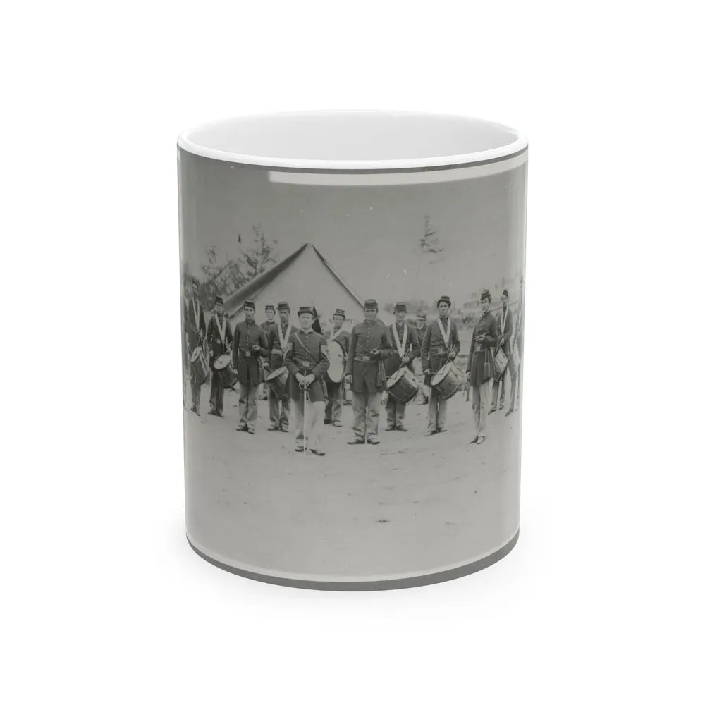 Drum Corps 30th Pa. Infantry (U.S. Civil War) White Coffee Mug-11oz-Go Mug Yourself