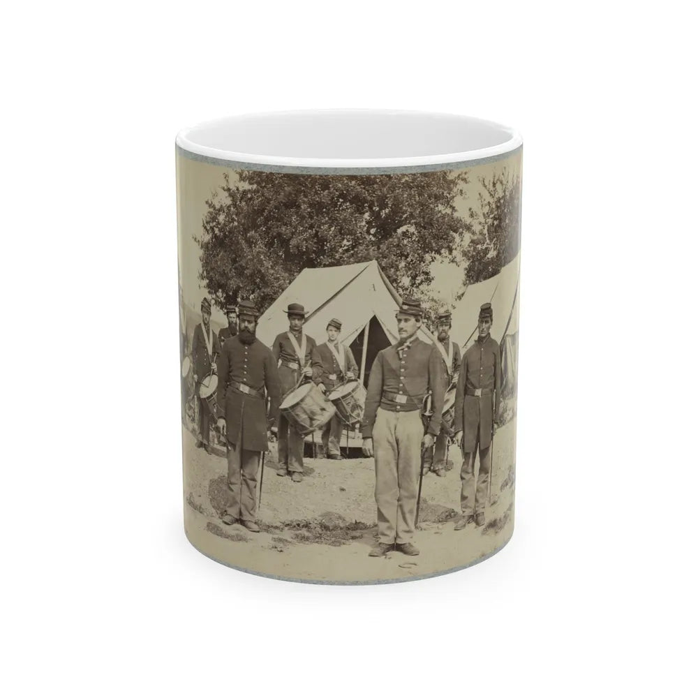 Drum Corps From Unidentified Regiment (U.S. Civil War) White Coffee Mug-11oz-Go Mug Yourself