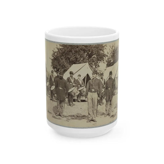 Drum Corps From Unidentified Regiment (U.S. Civil War) White Coffee Mug-15oz-Go Mug Yourself