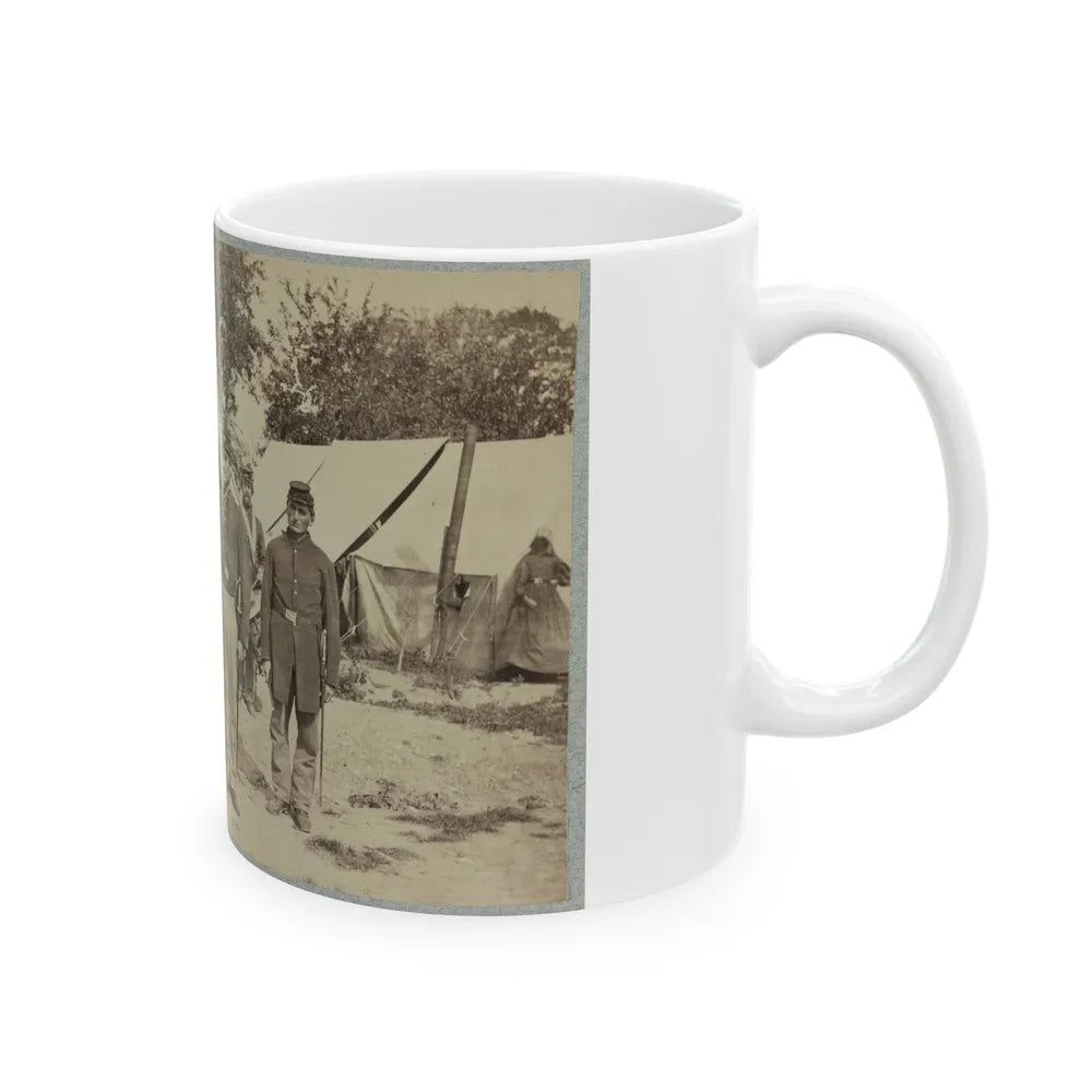 Drum Corps From Unidentified Regiment (U.S. Civil War) White Coffee Mug-Go Mug Yourself