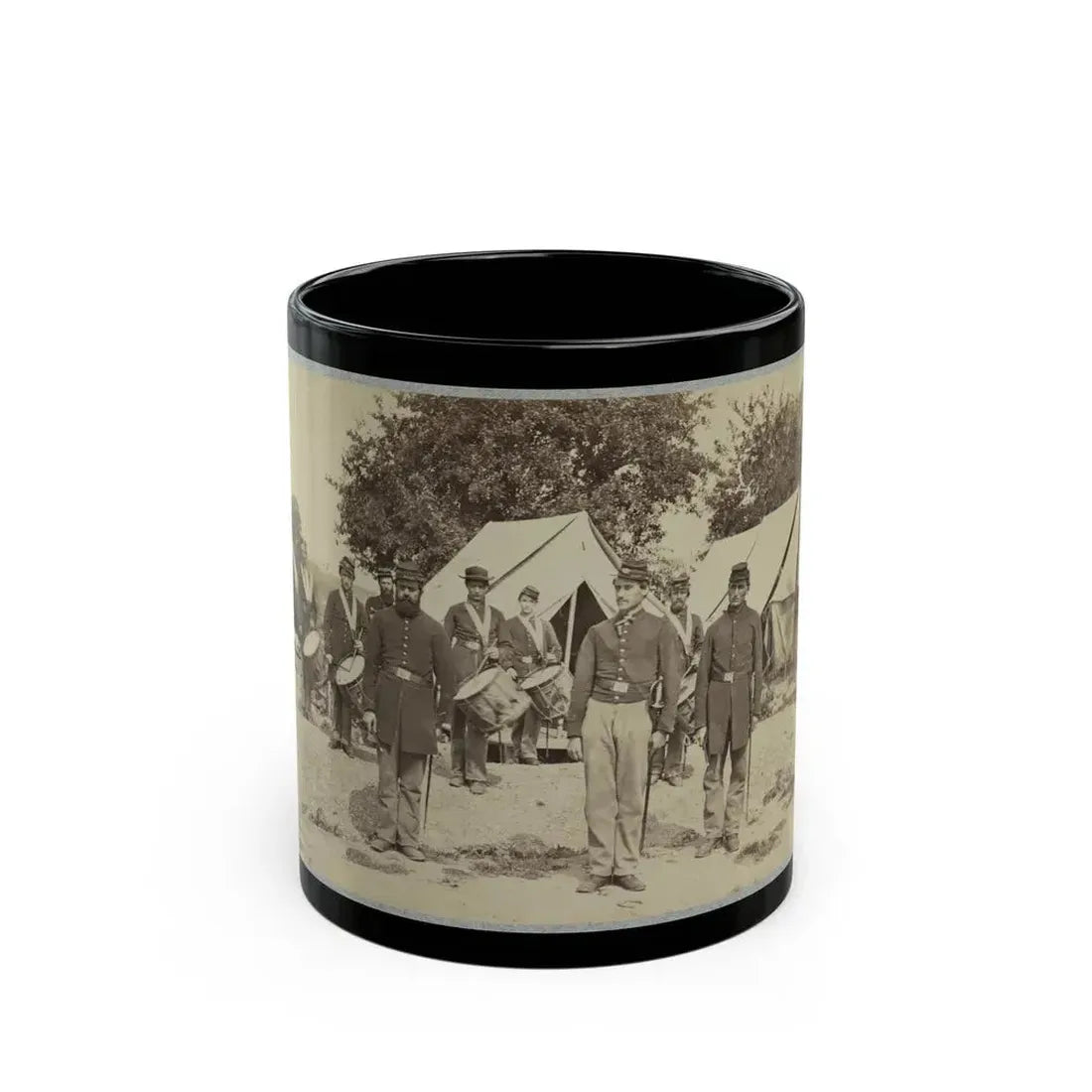 Drum Corps From Unidentified Regiment (U.S. Civil War) Black Coffee Mug 11oz - Go Mug Yourself