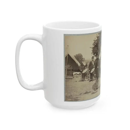 Drum Corps From Unidentified Regiment (U.S. Civil War) White Coffee Mug - Go Mug Yourself