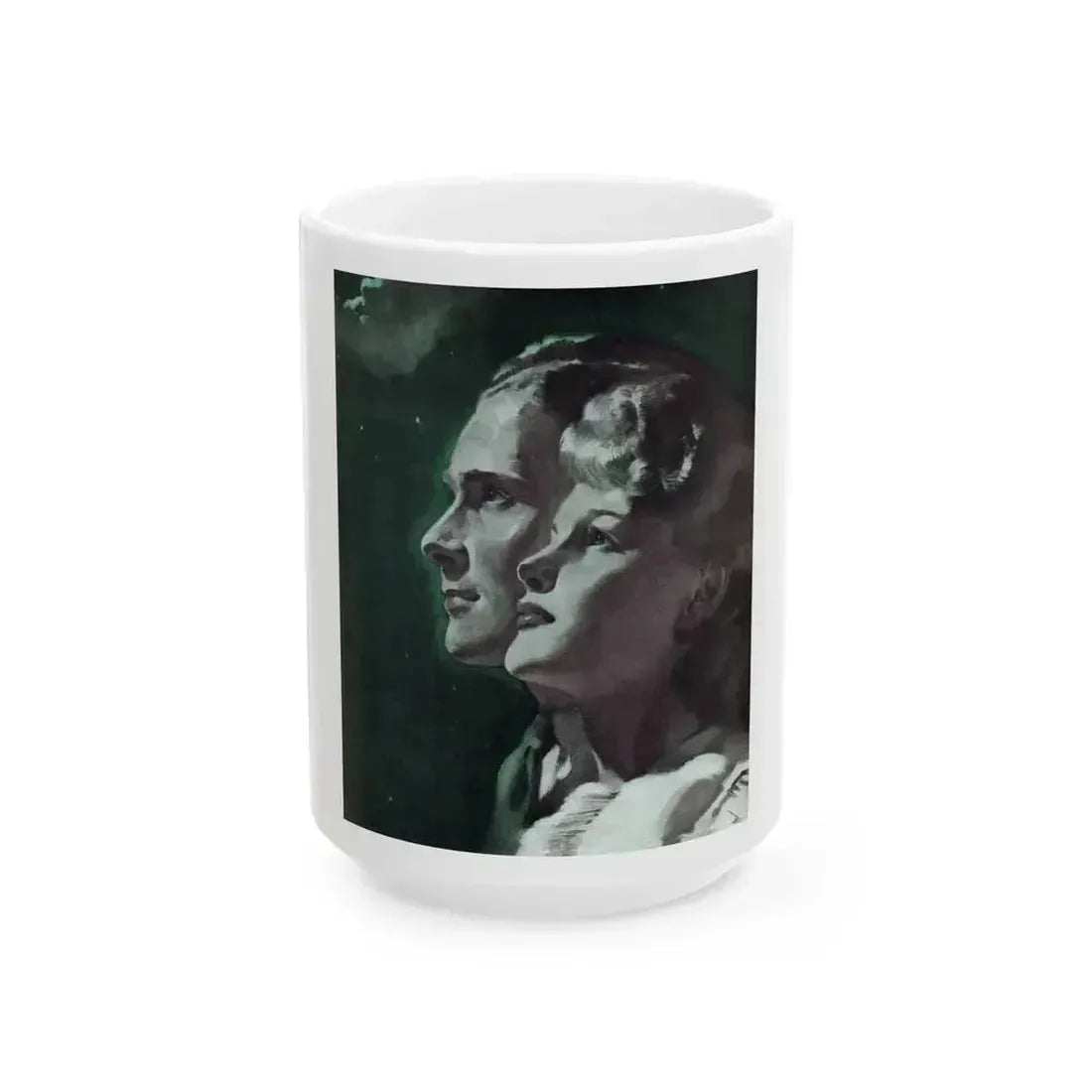 Drums of the Night (1), McCall's magazine, September 1935 - White Coffee Mug 15oz - Go Mug Yourself