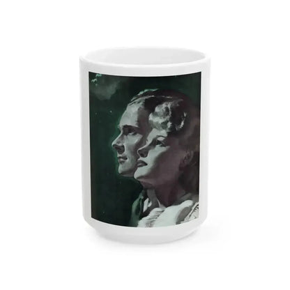 Drums of the Night (1), McCall's magazine, September 1935 - White Coffee Mug 15oz - Go Mug Yourself