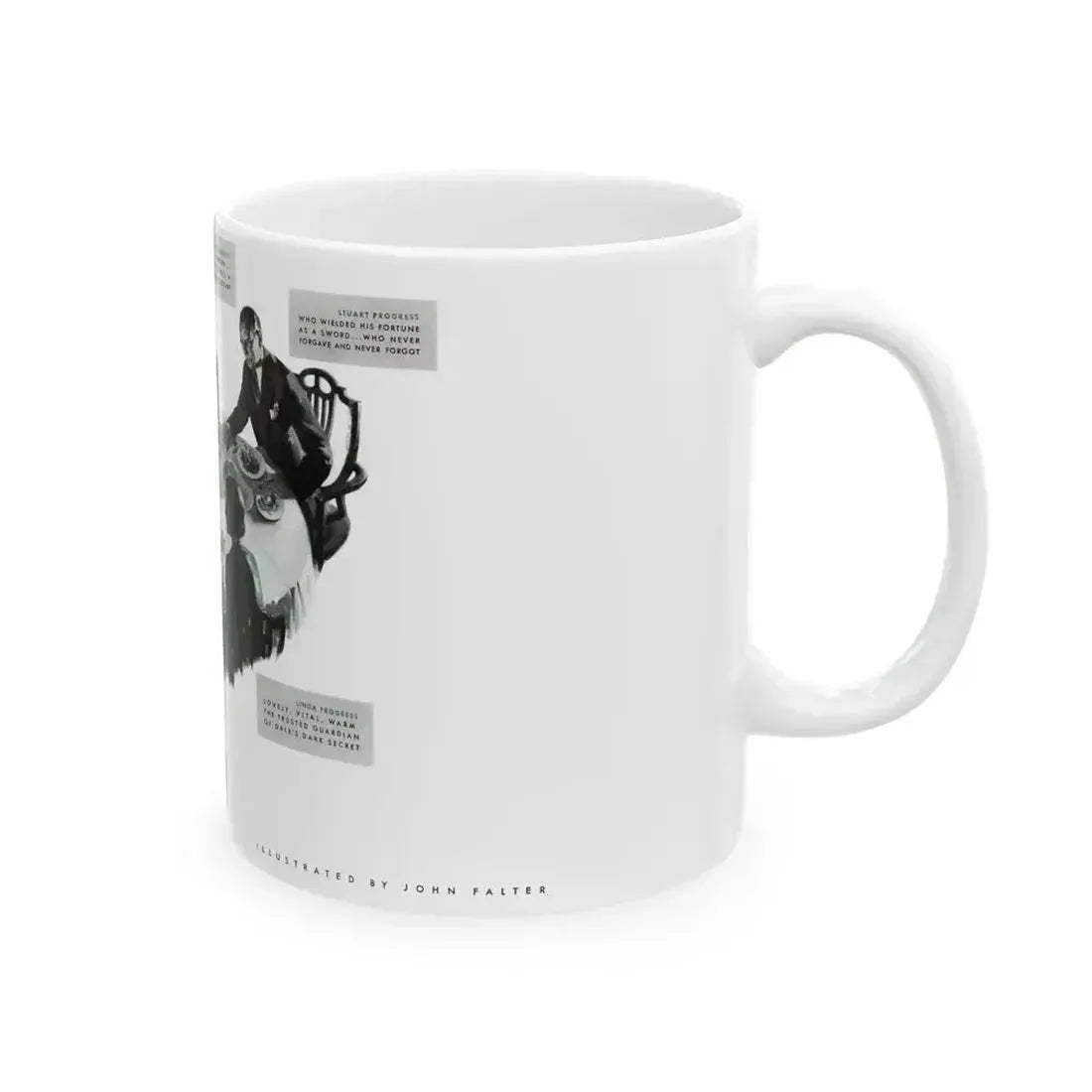 Drums of the Night (2), McCall's magazine, September 1935 - White Coffee Mug - Go Mug Yourself