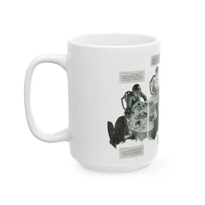 Drums of the Night (2), McCall's magazine, September 1935 - White Coffee Mug - Go Mug Yourself