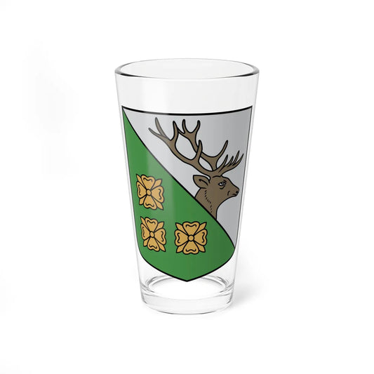 Drustu pagasta ģerbonis (Latvia) (Coat of Arms) Pint Glass 16oz 16oz - Go Mug Yourself