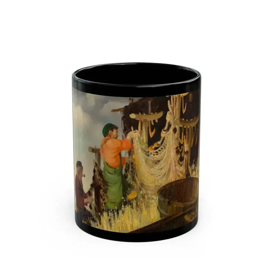 Drying Nets, Mont Saint Pierre - Black Coffee Mug 11oz - Go Mug Yourself