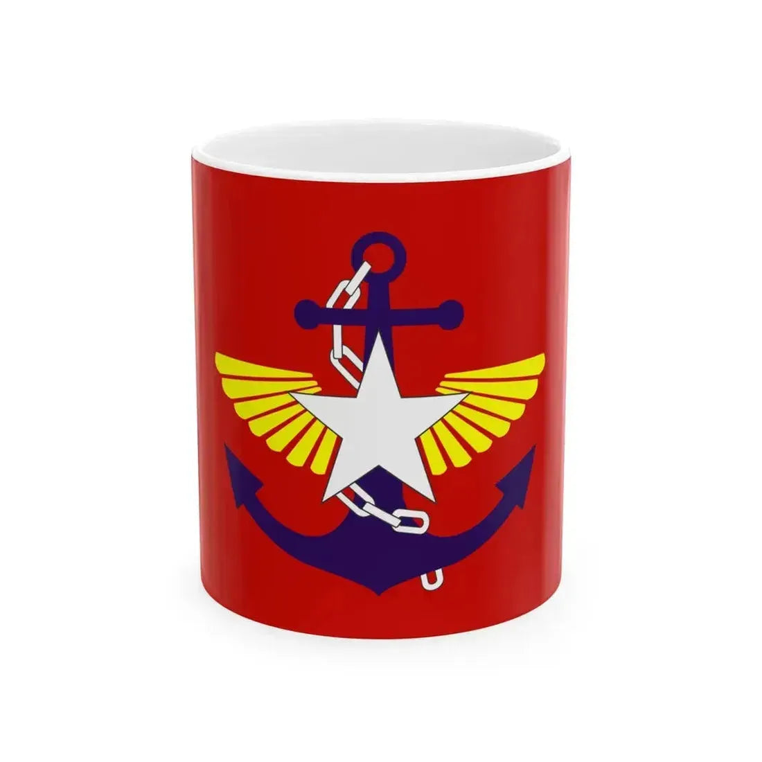 DSA Anawrahta Flag (Myanmar) White Coffee Mug 11oz - Go Mug Yourself