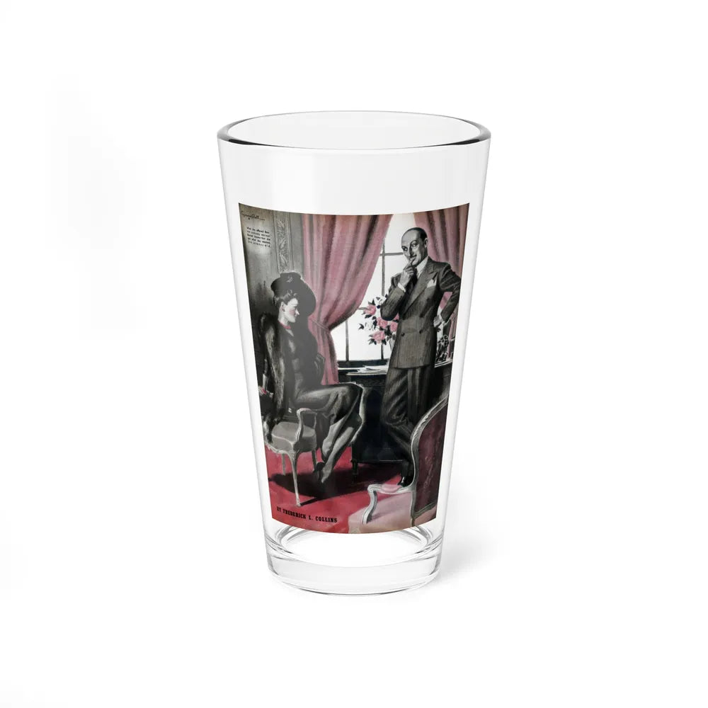 Du Barry 1940 the Woman who Ruined France, Liberty magazine, November 30, 1940 - Pint Glass 16oz-16oz-Go Mug Yourself