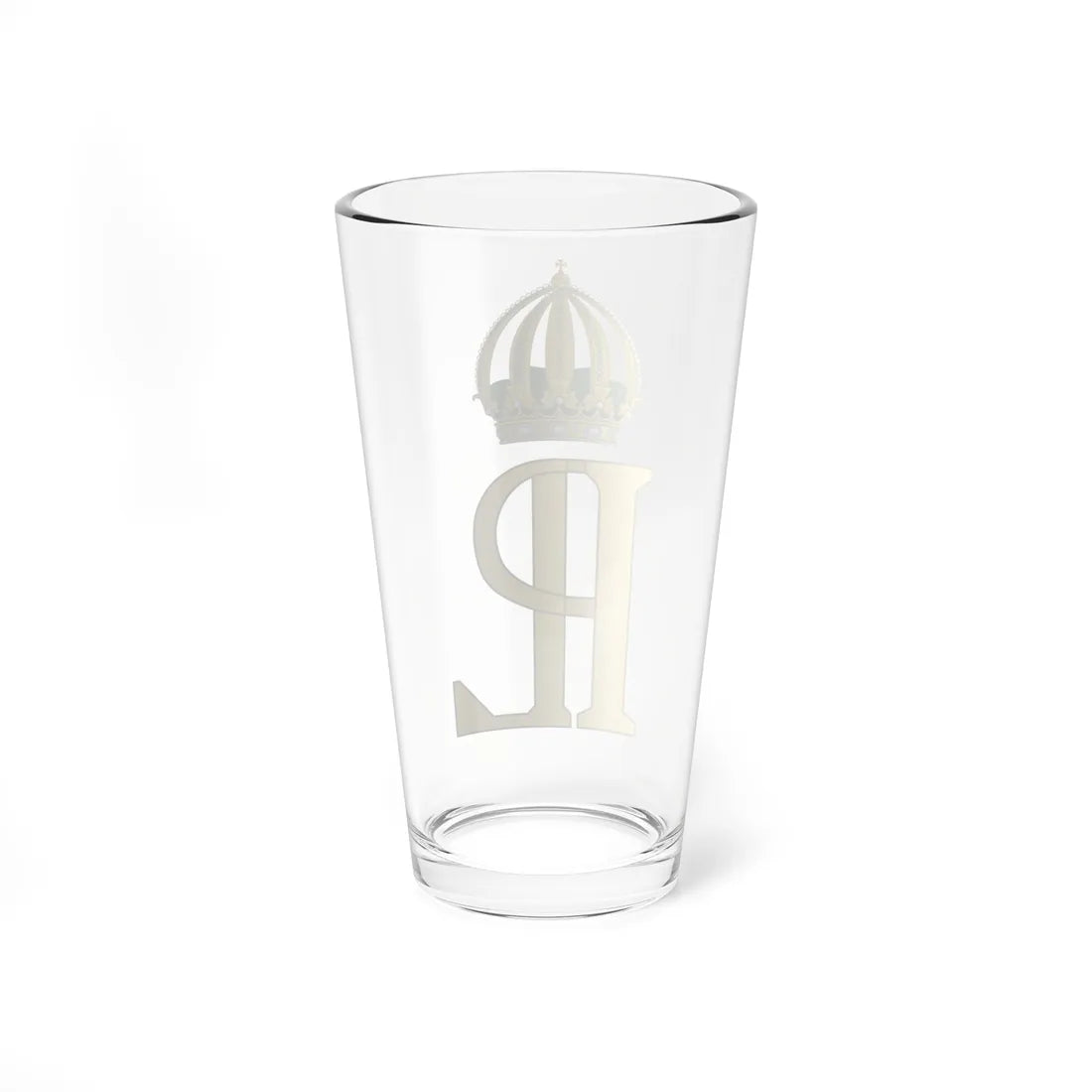 Dual Cypher of Emperor Pedro I and Empress Maria Leopoldina of Brazil (Brazil) (Coat of Arms) Pint Glass 16oz - Go Mug Yourself