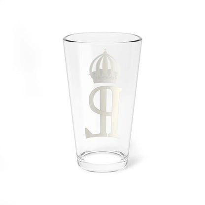 Dual Cypher of Emperor Pedro I and Empress Maria Leopoldina of Brazil (Brazil) (Coat of Arms) Pint Glass 16oz - Go Mug Yourself