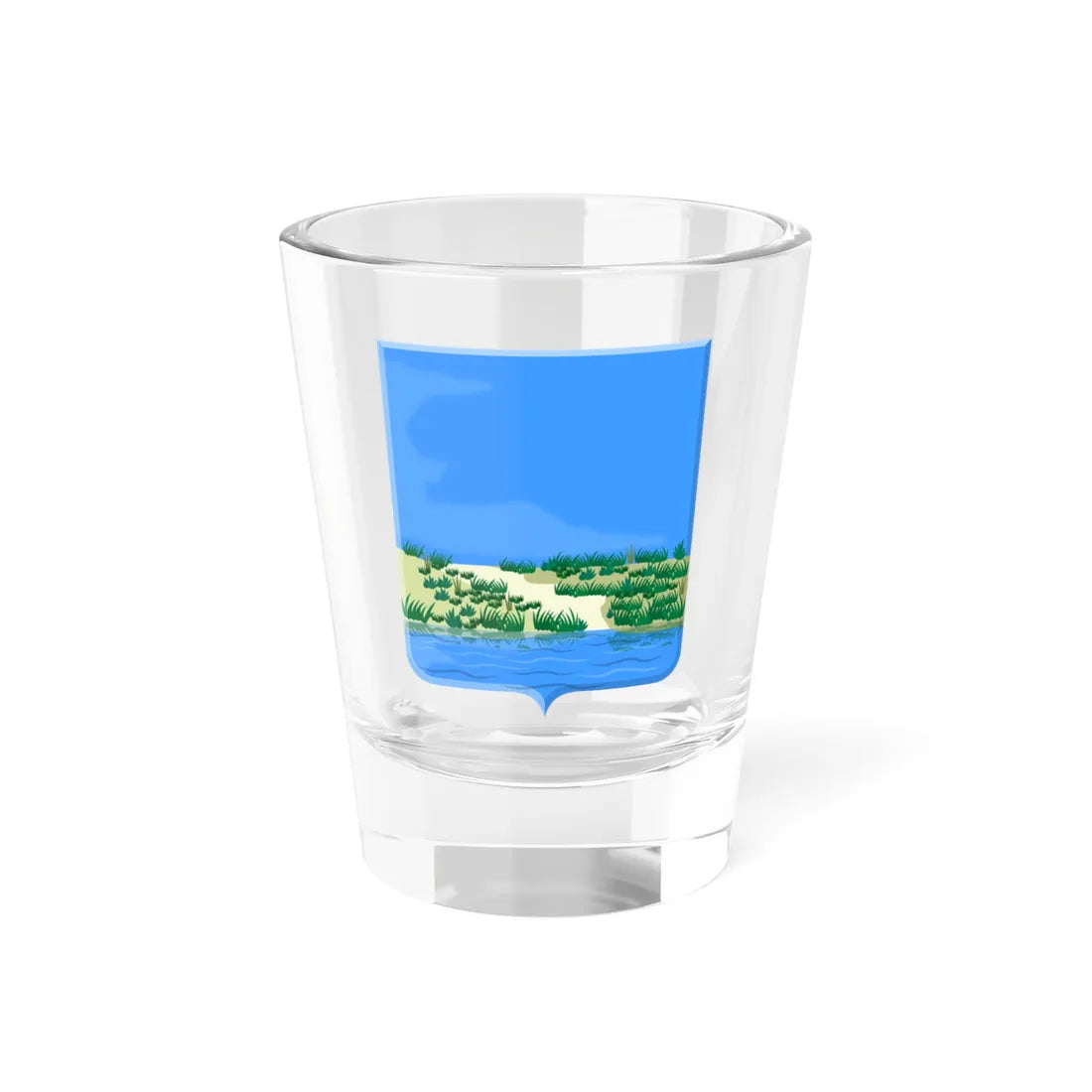 Dubbeldam wapen (Netherlands) (Coat of Arms) Shot Glass 1.5oz 1.5oz - Go Mug Yourself