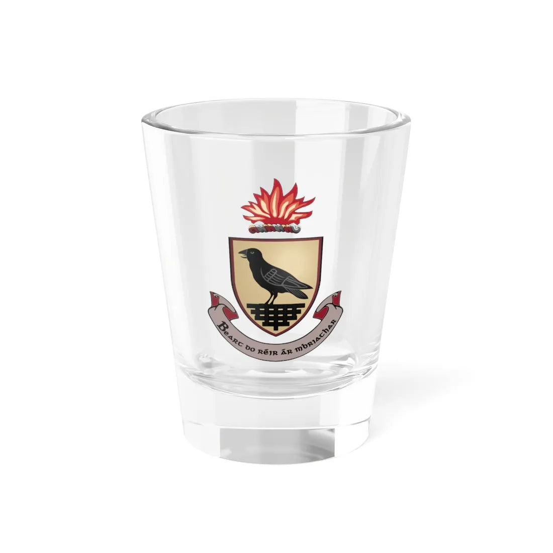 Dublin crest (Ireland) (Coat of Arms) Shot Glass 1.5oz 1.5oz - Go Mug Yourself