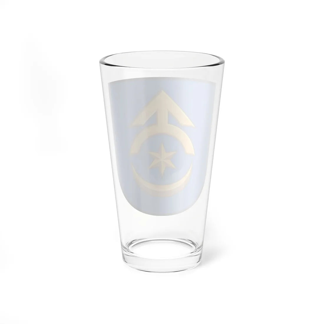 Dubno coat of arms escutcheon (Ukraine) (Coat of Arms) Pint Glass 16oz - Go Mug Yourself