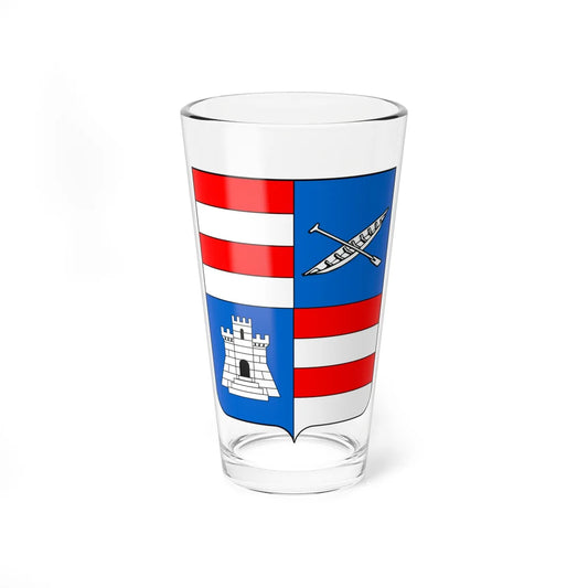 Dubrovnik-Neretva (Croatia) (Coat of Arms) Pint Glass 16oz 16oz - Go Mug Yourself