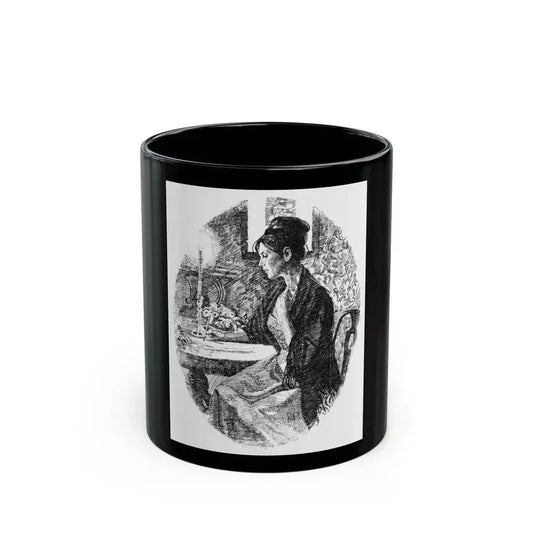 Duchess by Josephine Edgar (1), Woman magazine, 1976 - Black Coffee Mug 11oz - Go Mug Yourself
