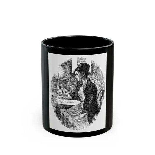 Duchess by Josephine Edgar (1), Woman magazine, 1976 - Black Coffee Mug 11oz - Go Mug Yourself