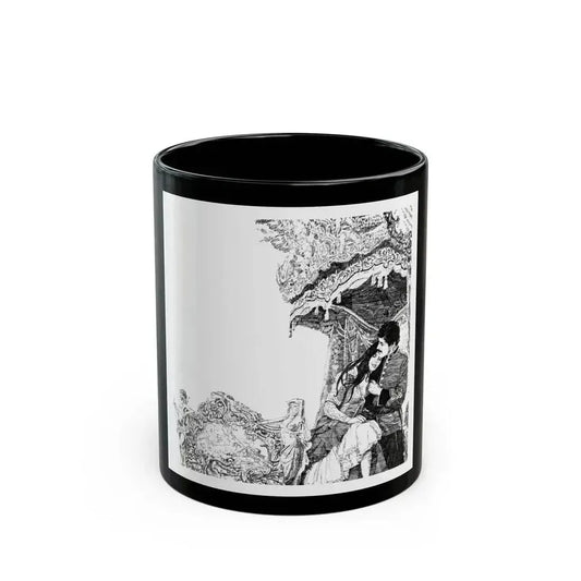 Duchess by Josephine Edgar (2), Woman magazine, 1976 - Black Coffee Mug 11oz - Go Mug Yourself