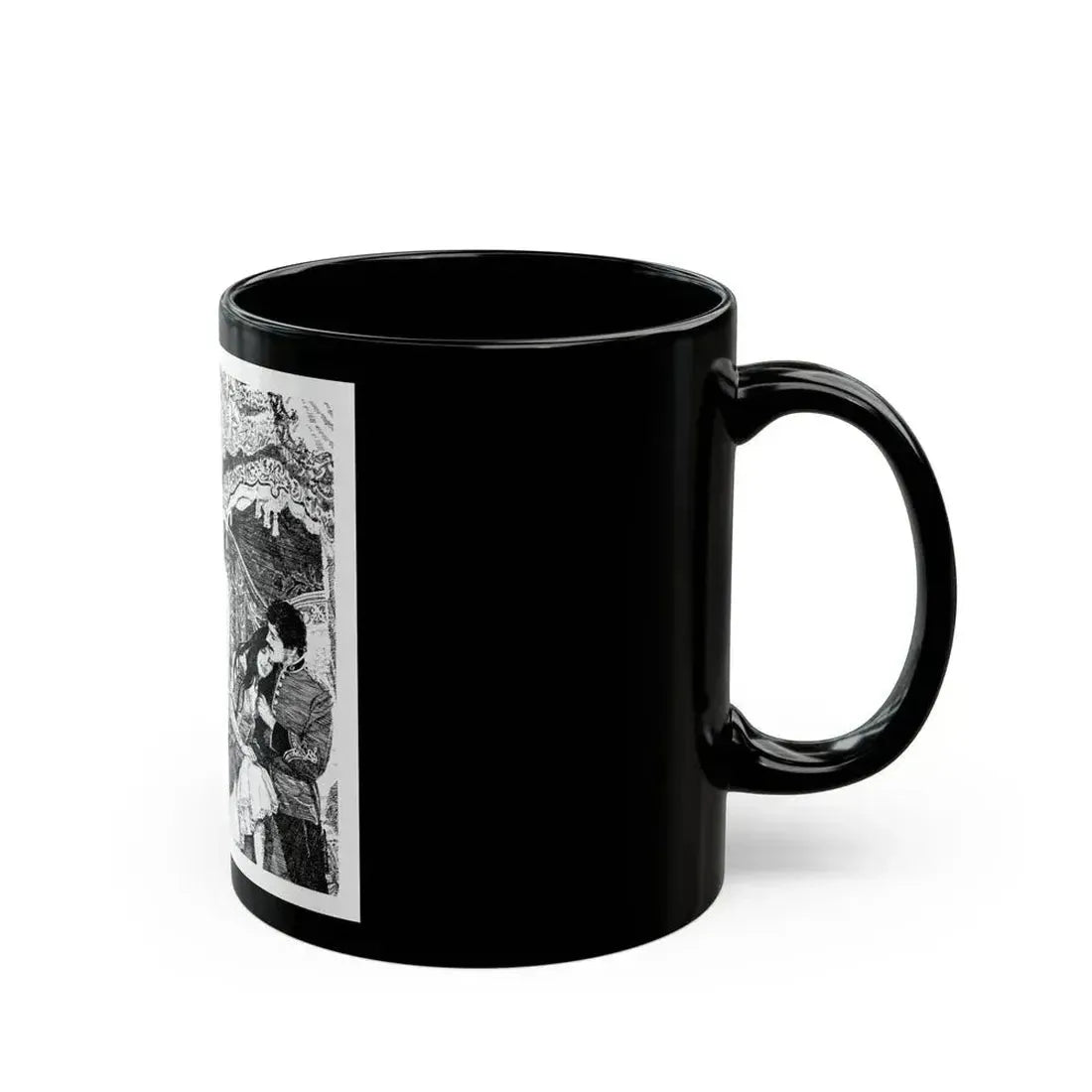 Duchess by Josephine Edgar (2), Woman magazine, 1976 - Black Coffee Mug - Go Mug Yourself