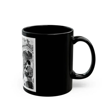 Duchess by Josephine Edgar (2), Woman magazine, 1976 - Black Coffee Mug - Go Mug Yourself