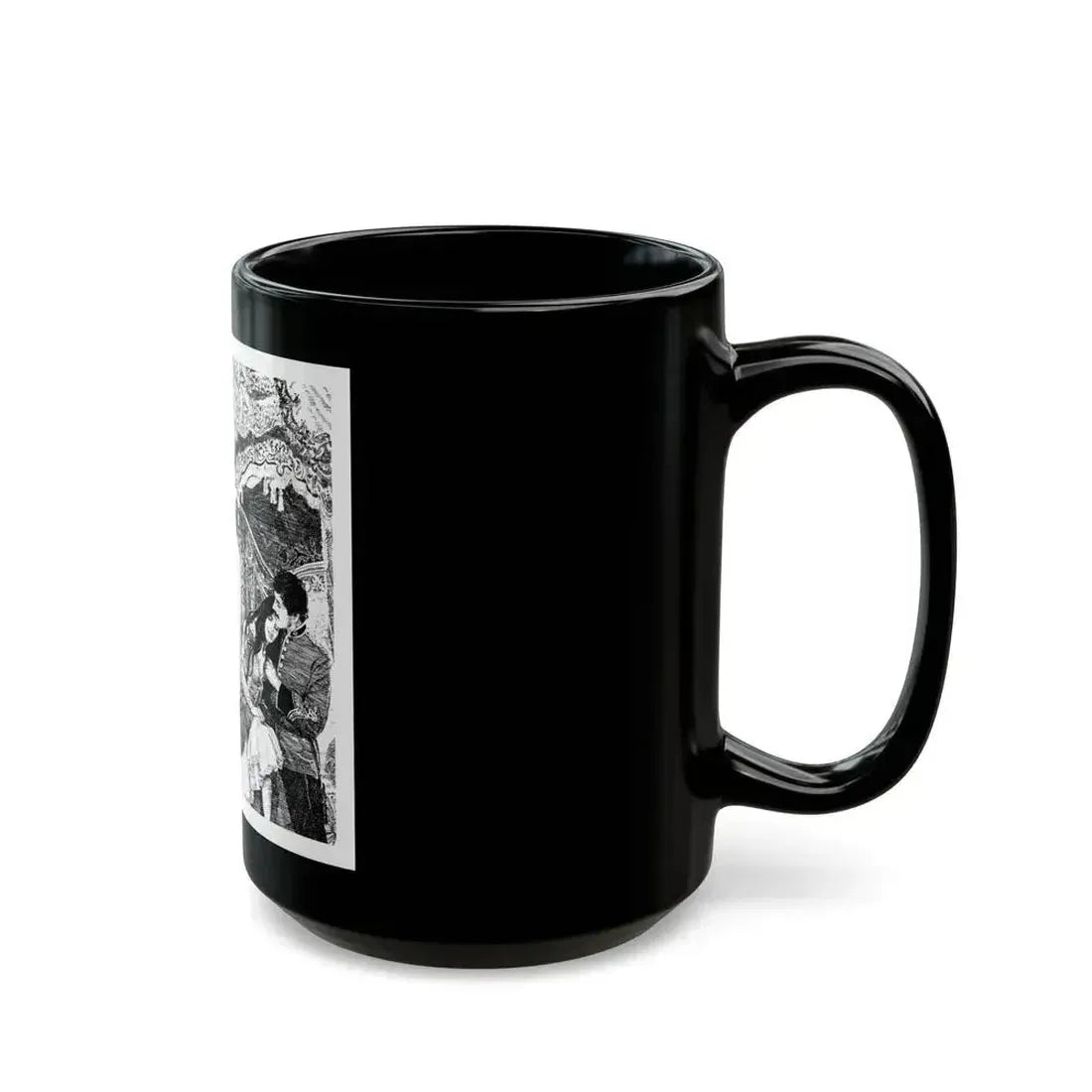 Duchess by Josephine Edgar (2), Woman magazine, 1976 - Black Coffee Mug - Go Mug Yourself