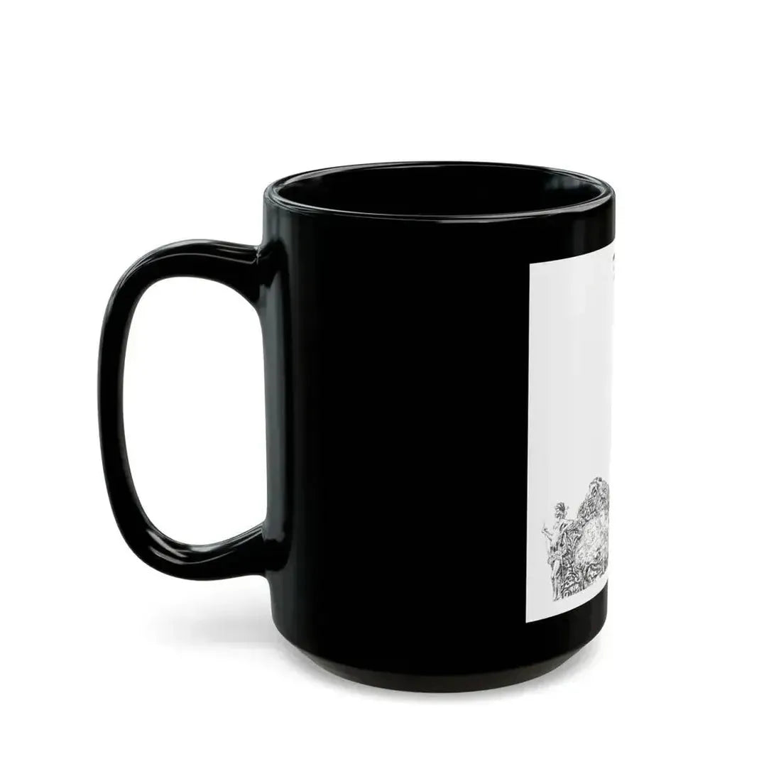 Duchess by Josephine Edgar (2), Woman magazine, 1976 - Black Coffee Mug - Go Mug Yourself
