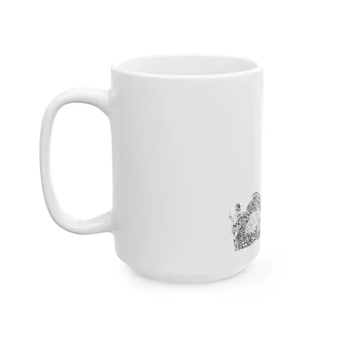 Duchess by Josephine Edgar (2), Woman magazine, 1976 - White Coffee Mug - Go Mug Yourself