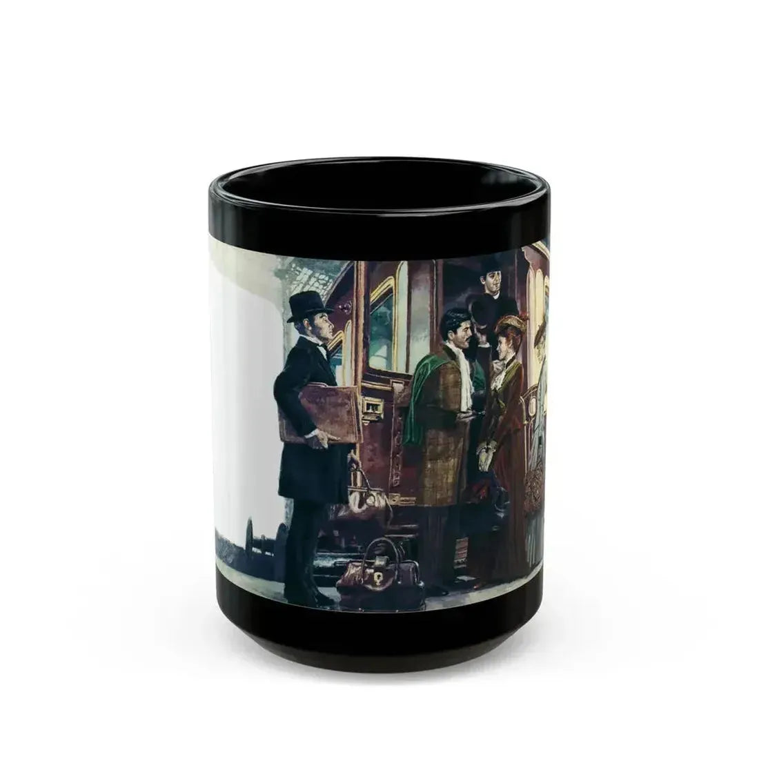Duchess by Josephine Edgar (3), Woman magazine, 1976 - Black Coffee Mug 15oz - Go Mug Yourself