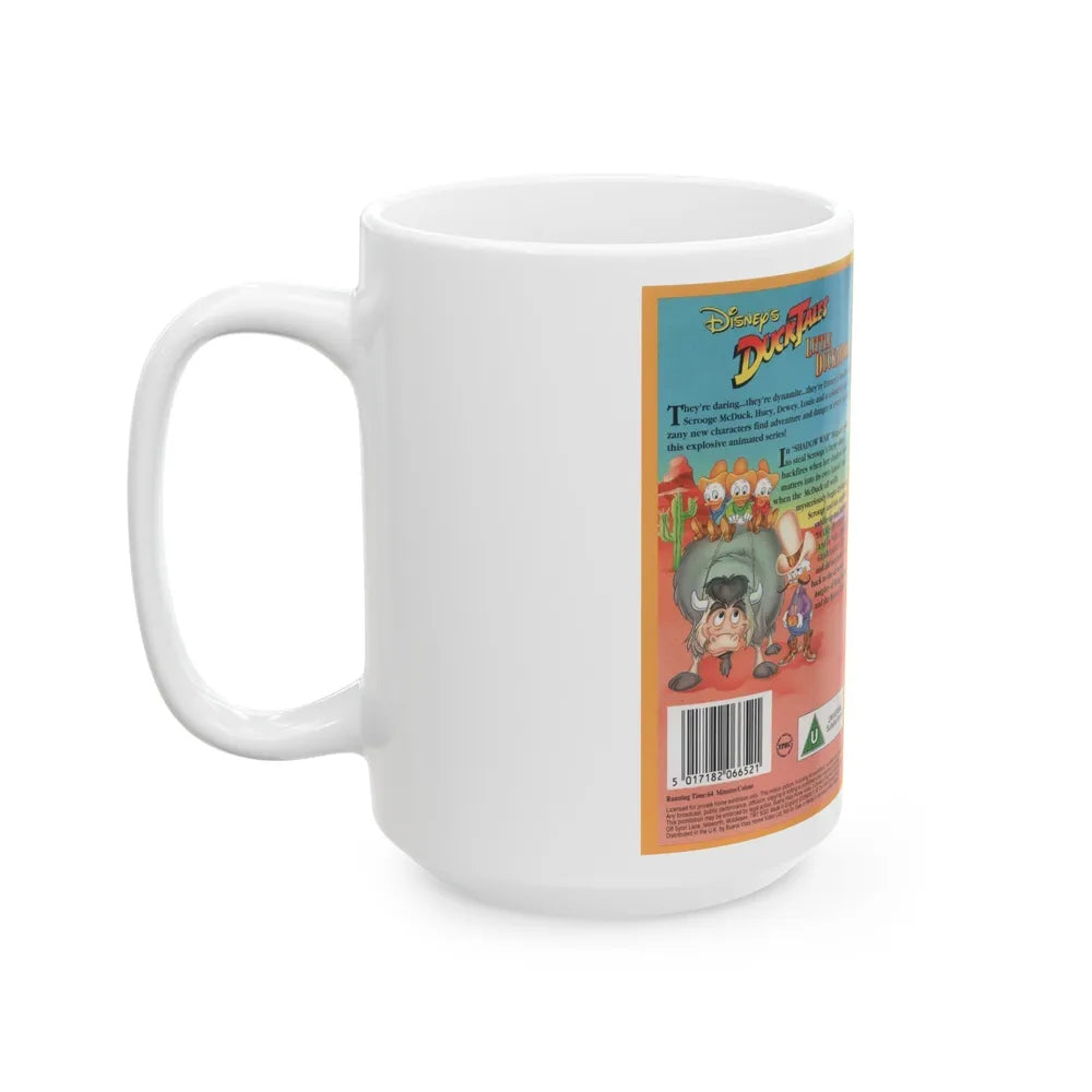 DUCK TALES LITTLE DUCKAROOS (VHS COVER) - White Coffee Mug-Go Mug Yourself