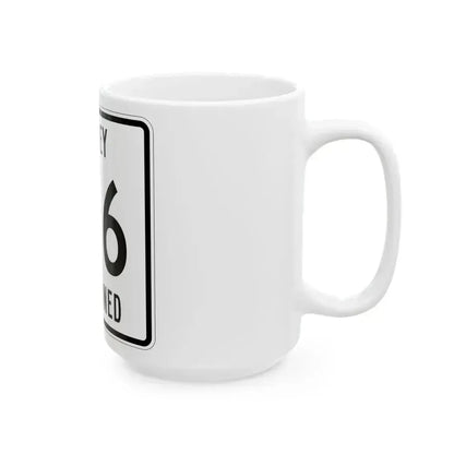 Dudley Township Route 146 Hardin County Ohio (Ohio) (Road Sign) White Coffee Mug - Go Mug Yourself