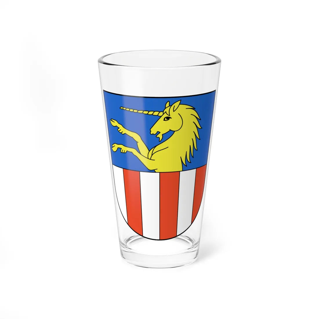 Duebendorf-blazon (Switzerland) (Coat of Arms) Pint Glass 16oz 16oz - Go Mug Yourself