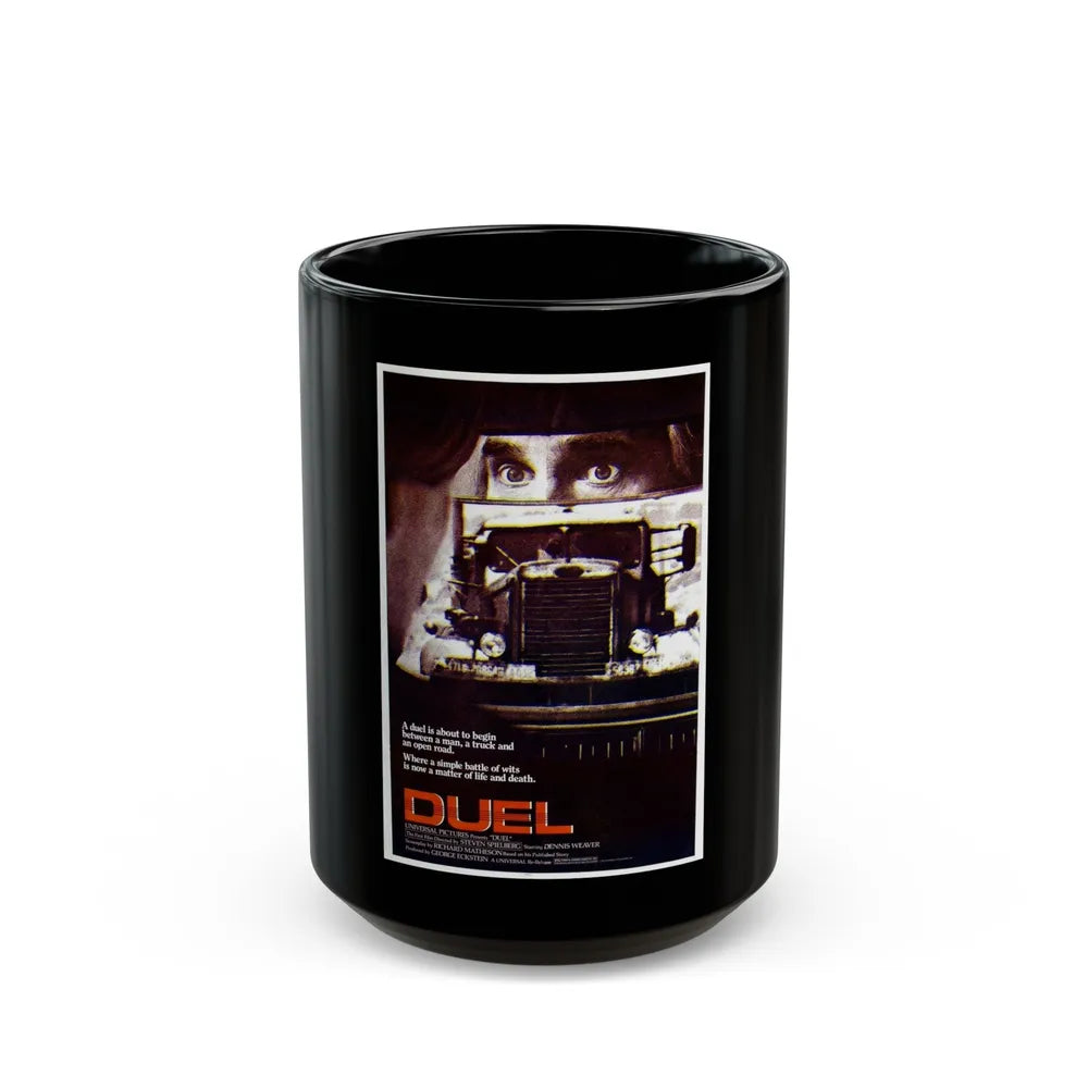 DUEL 1971 Movie Poster - Black Coffee Mug-15oz-Go Mug Yourself