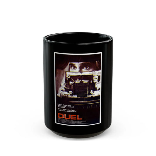 DUEL 1971 Movie Poster - Black Coffee Mug-15oz-Go Mug Yourself