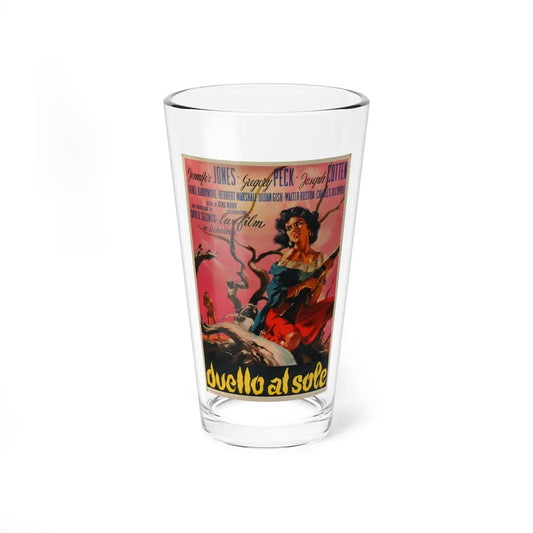 DUEL IN THE SUN (ITALIAN) 1946 Movie Poster - Pint Glass 16oz-16oz-Go Mug Yourself