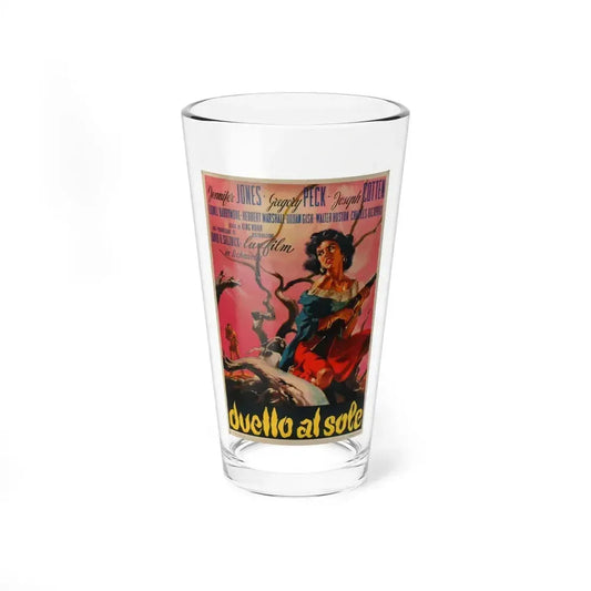 DUEL IN THE SUN (ITALIAN) 1946 Movie Poster - Pint Glass 16oz 16oz - Go Mug Yourself