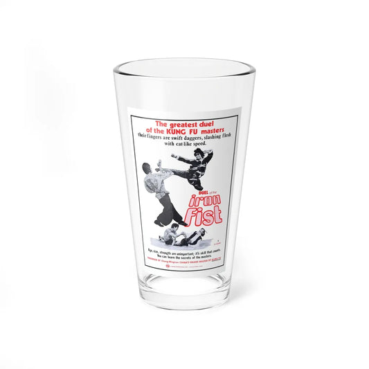 DUEL OF THE IRON FIST 1971 Movie Poster - Pint Glass 16oz-16oz-Go Mug Yourself