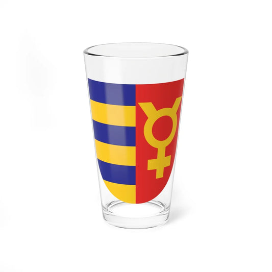 Dunajská Streda - erb (Slovakia) (Coat of Arms) Pint Glass 16oz 16oz - Go Mug Yourself