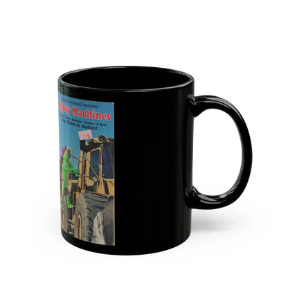 DUNCAN THE MAGIC DRAGON MIGHTY MACHINES (VHS COVER) - Black Coffee Mug-Go Mug Yourself