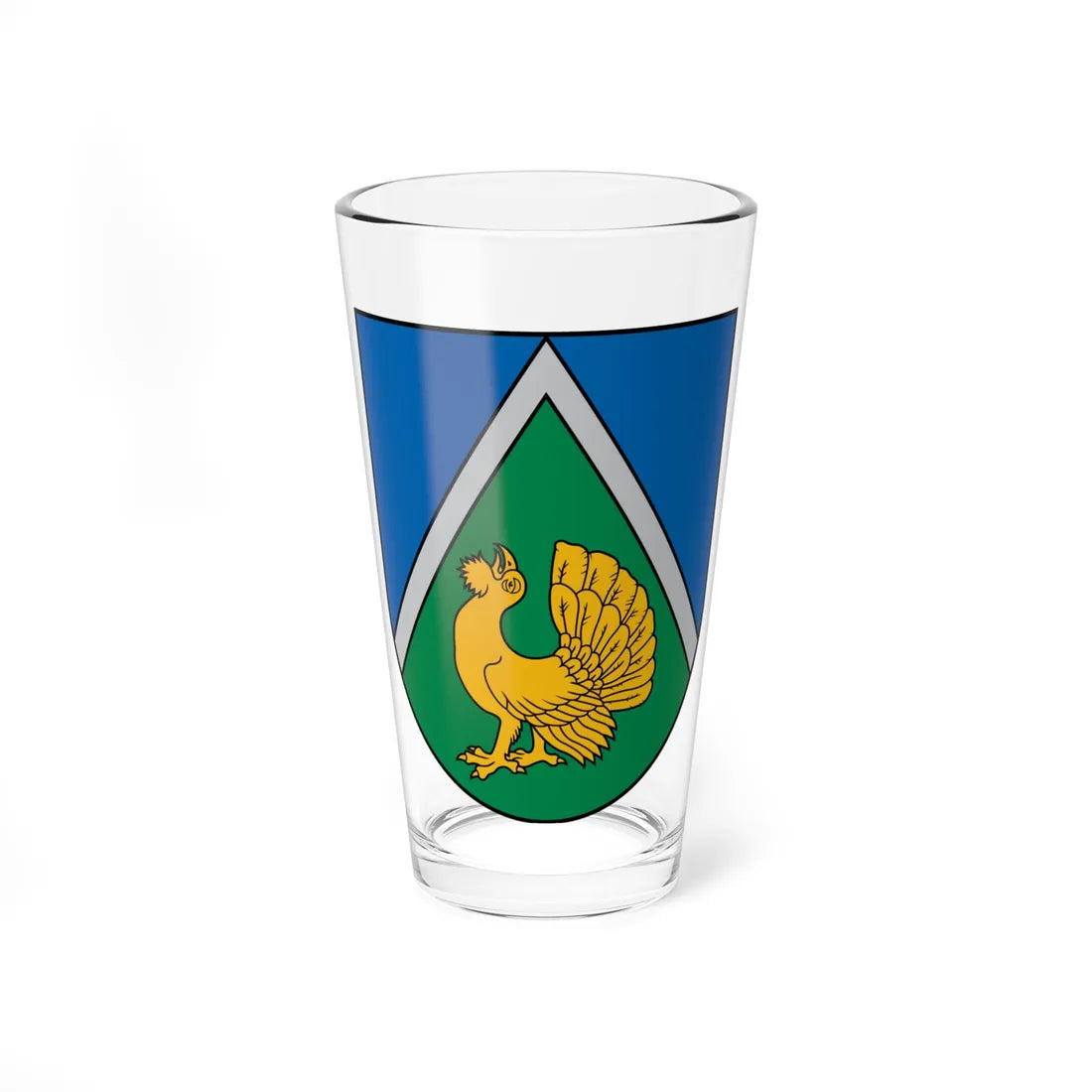 Dundagas novads COA (Latvia) (Coat of Arms) Pint Glass 16oz 16oz - Go Mug Yourself