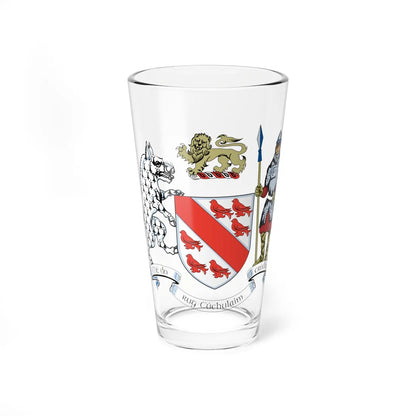 Dundalk Town Crest (Ireland) (Coat of Arms) Pint Glass 16oz 16oz - Go Mug Yourself
