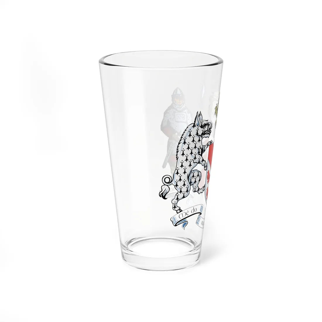 Dundalk Town Crest (Ireland) (Coat of Arms) Pint Glass 16oz - Go Mug Yourself