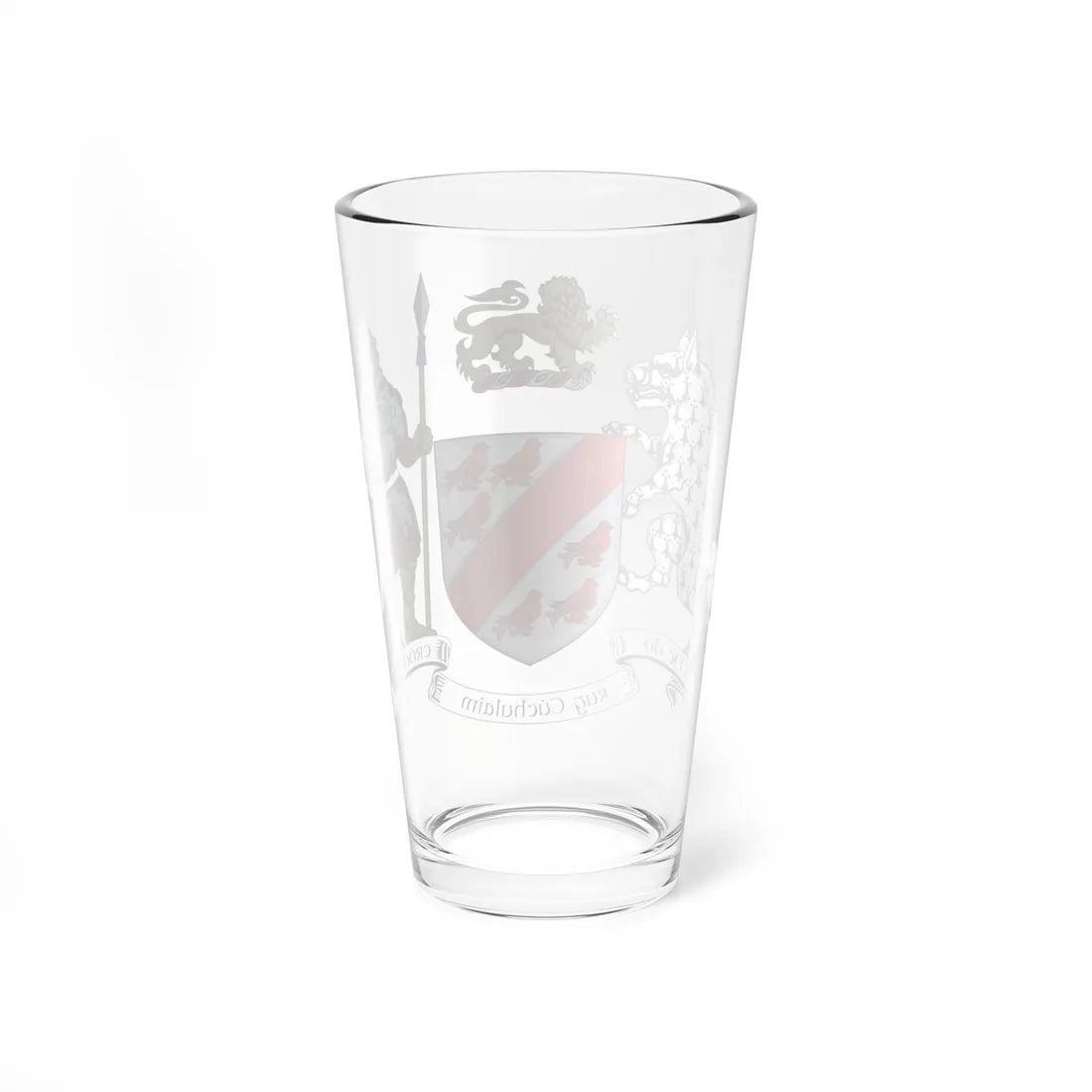 Dundalk Town Crest (Ireland) (Coat of Arms) Pint Glass 16oz - Go Mug Yourself