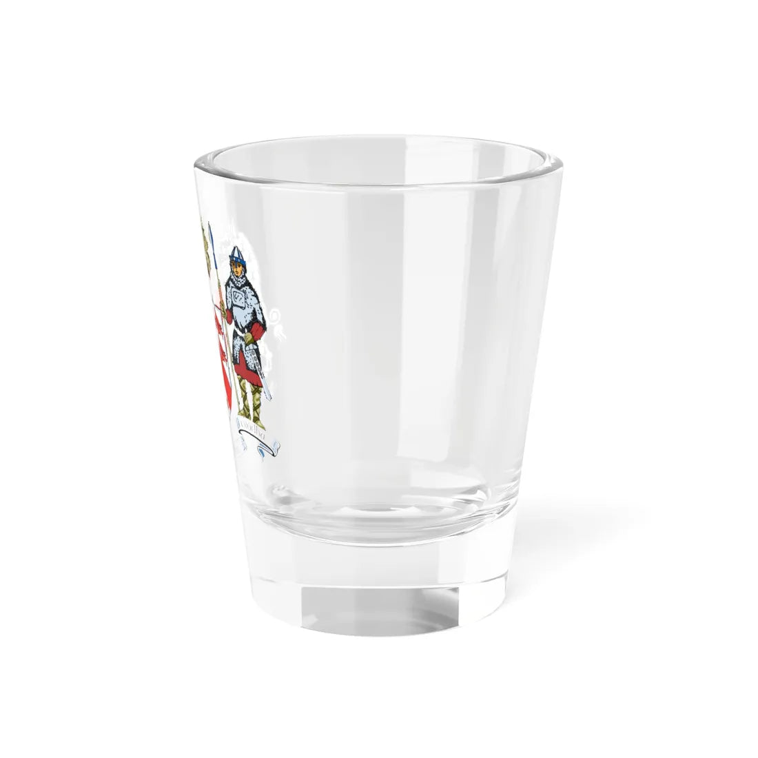 Dundalk Town Crest (Ireland) (Coat of Arms) Shot Glass 1.5oz - Go Mug Yourself