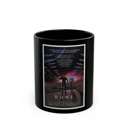 DUNE 1984 Movie Poster - Black Coffee Mug 11oz - Go Mug Yourself